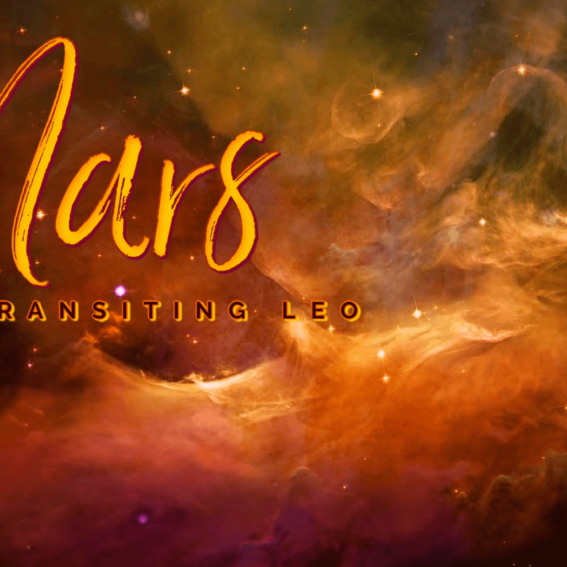 ♂Mars transiting ♌︎ Leo