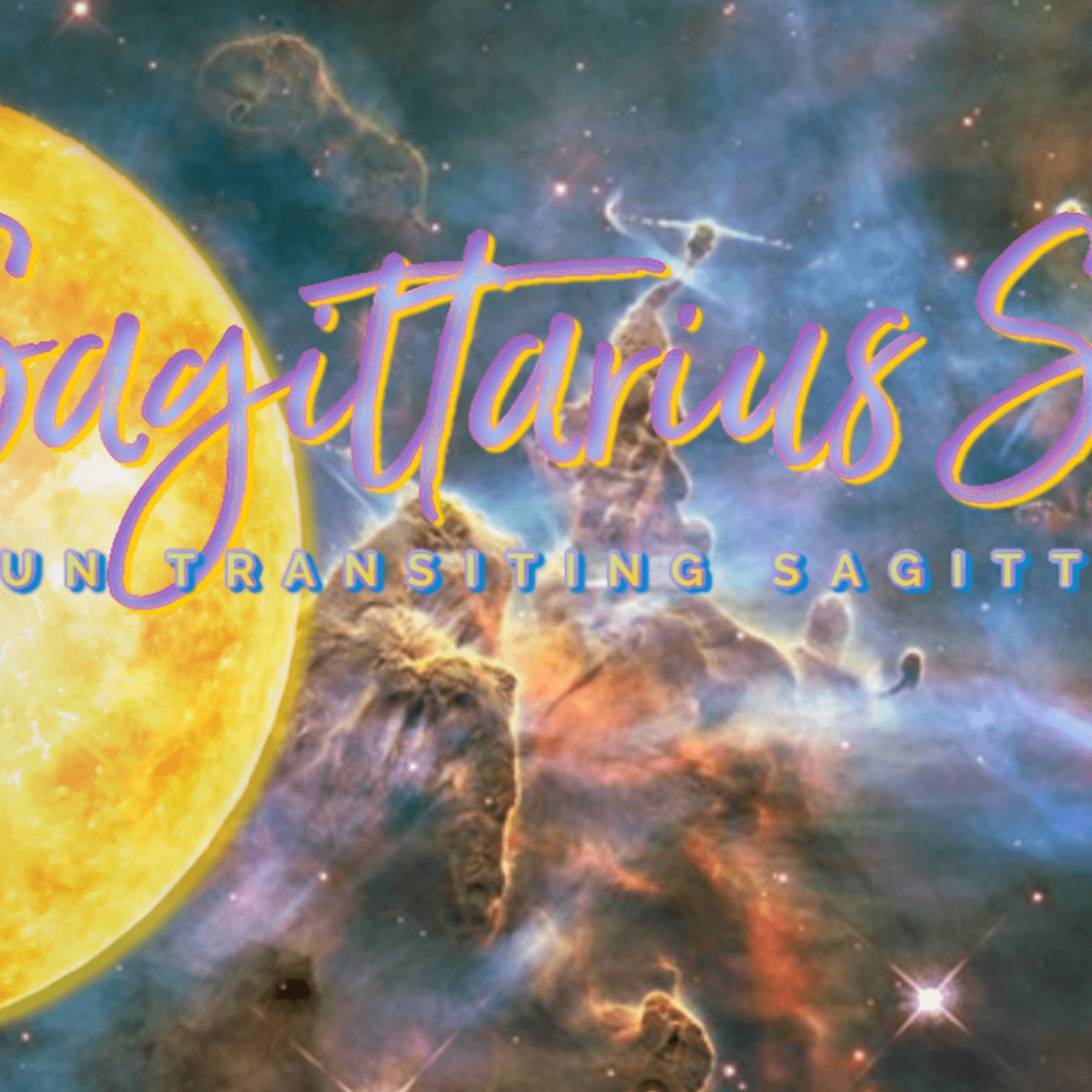 ☉Sun transiting Sagittarius ♐︎